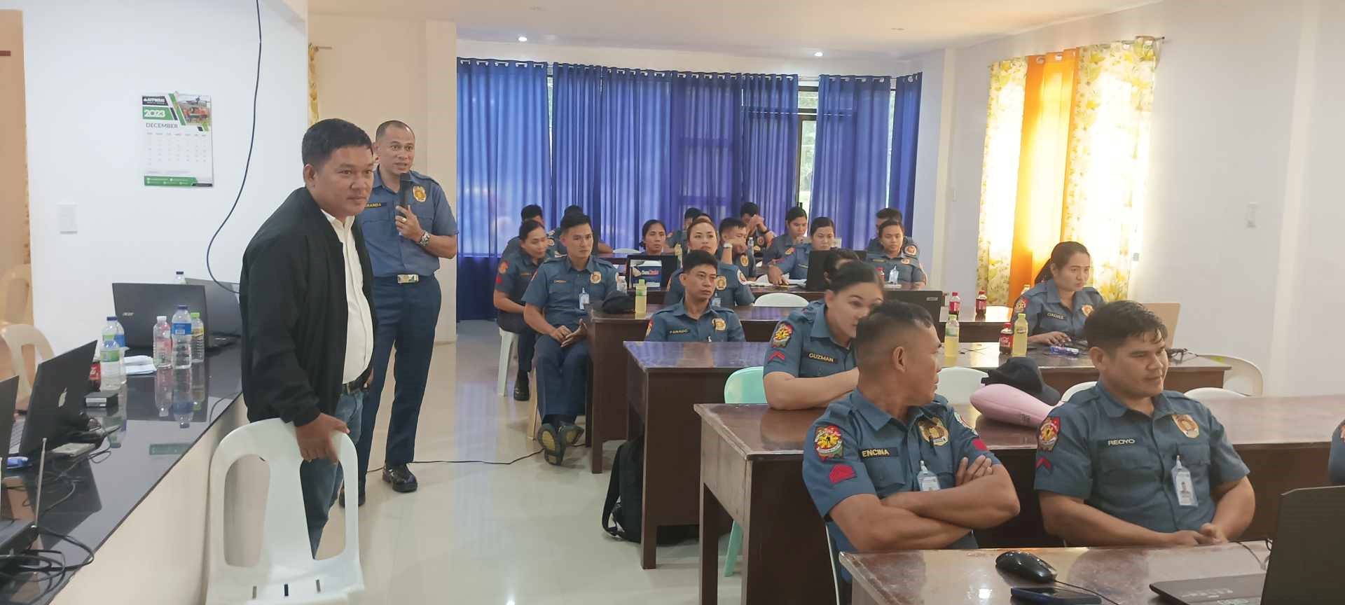 GPPO personnel attending Microsoft Excel training