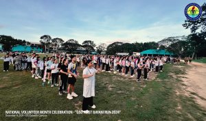 Runners gathering
