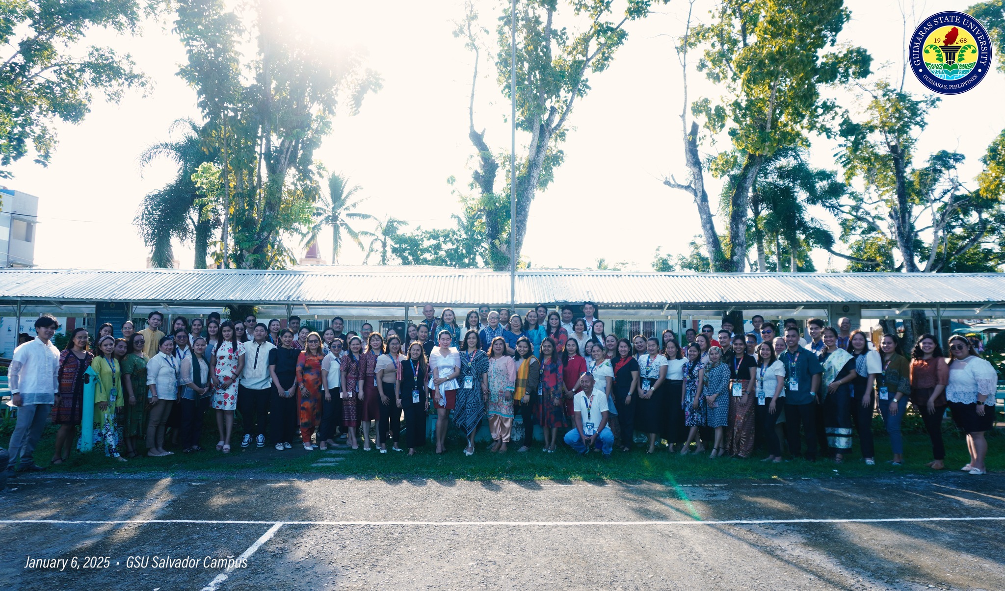 GSU faculty and staff in ASEAN-inspired outfits