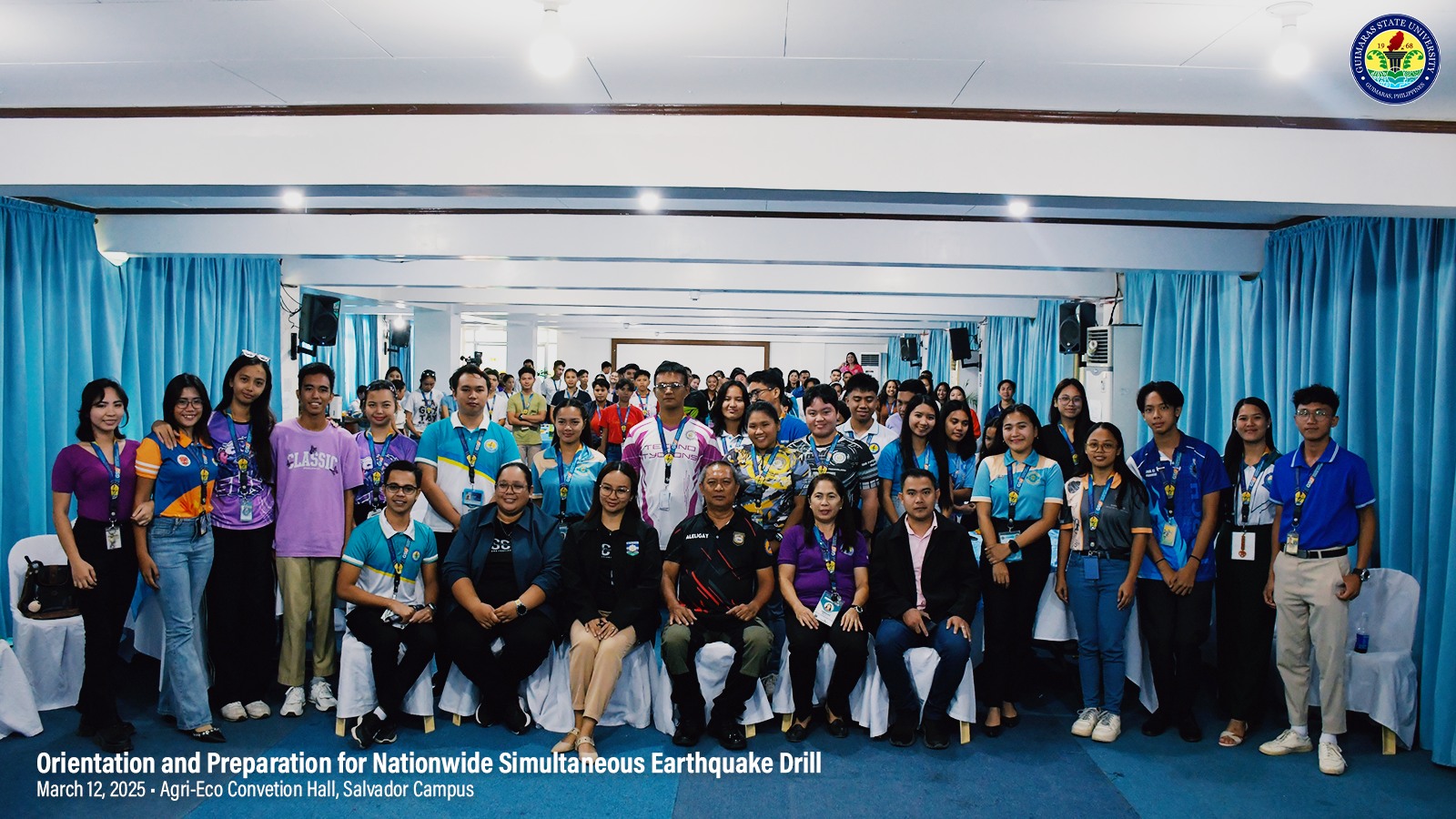 Earthquake Preparedness Orientation