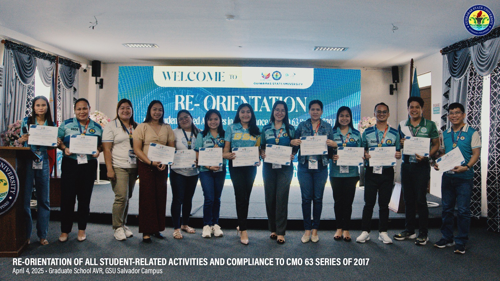 OSDS team with participants