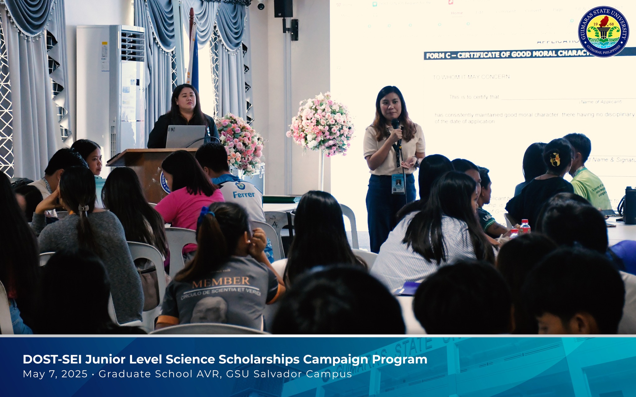 Reylen Jabian of DOST VI Gives Lecture