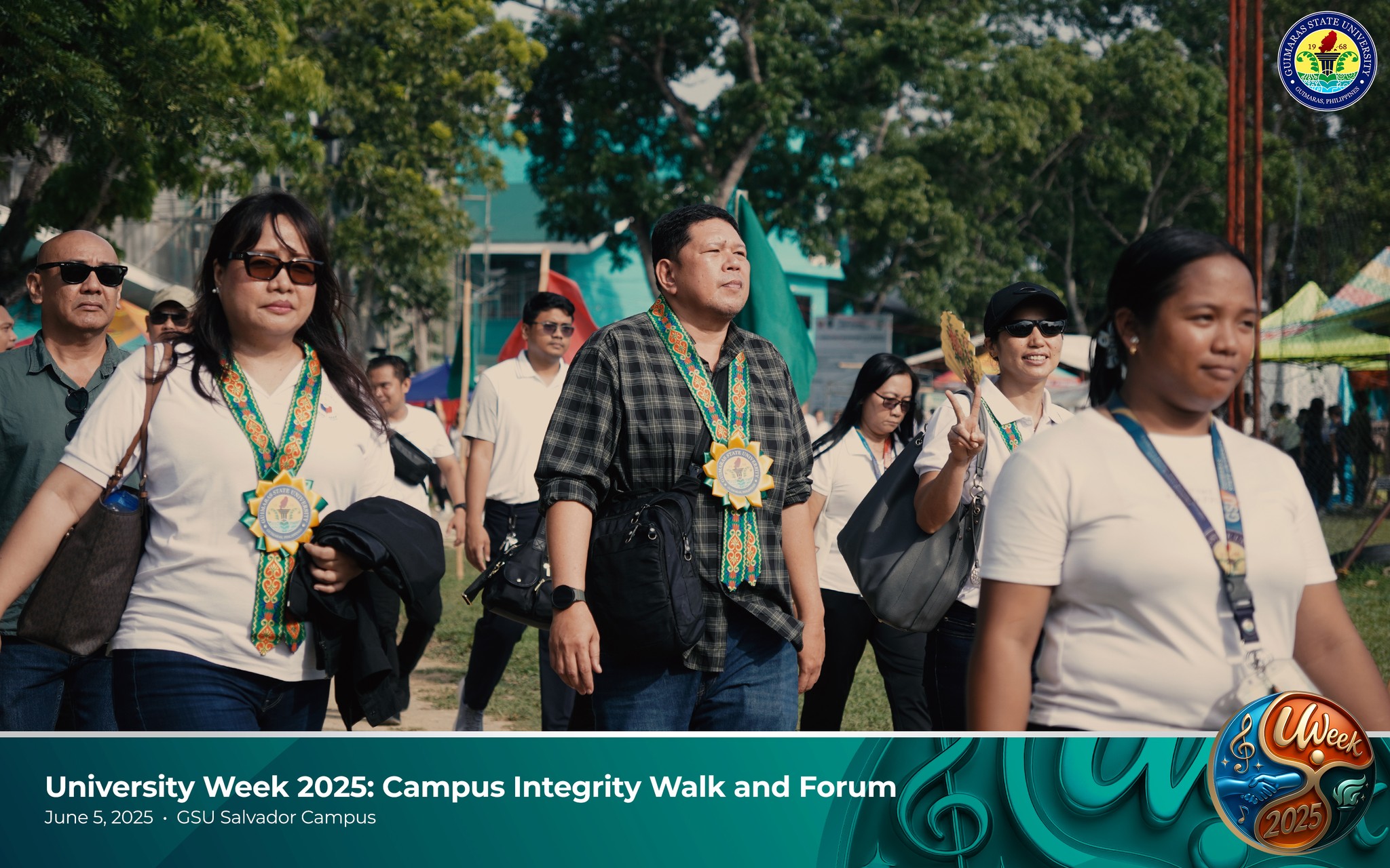 President Dr. Parreño delivering remarks