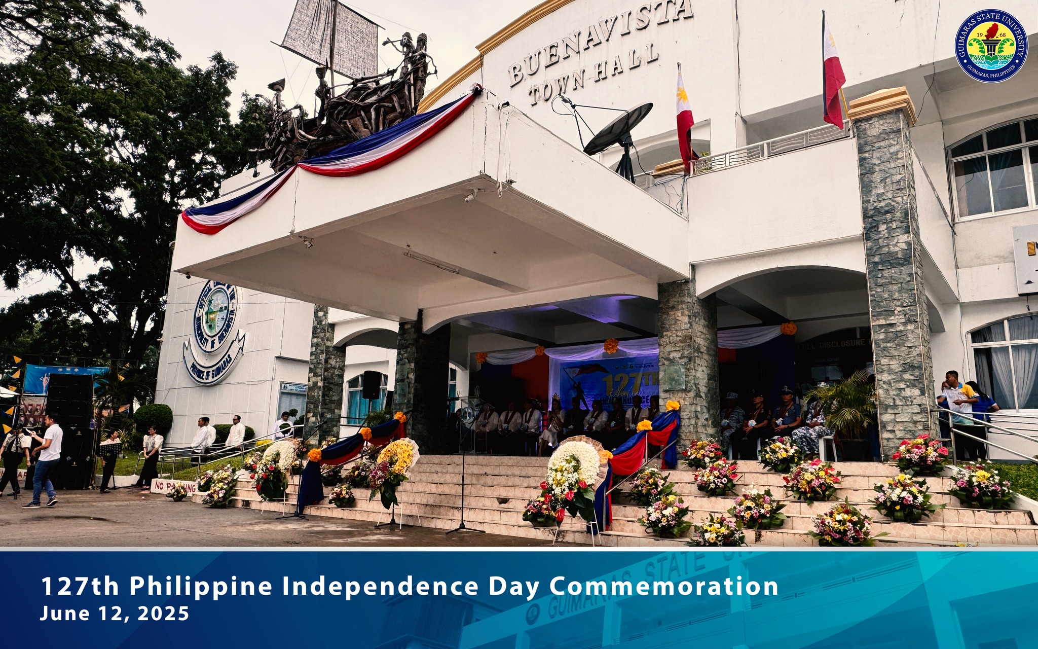 Officials during Independence Day program