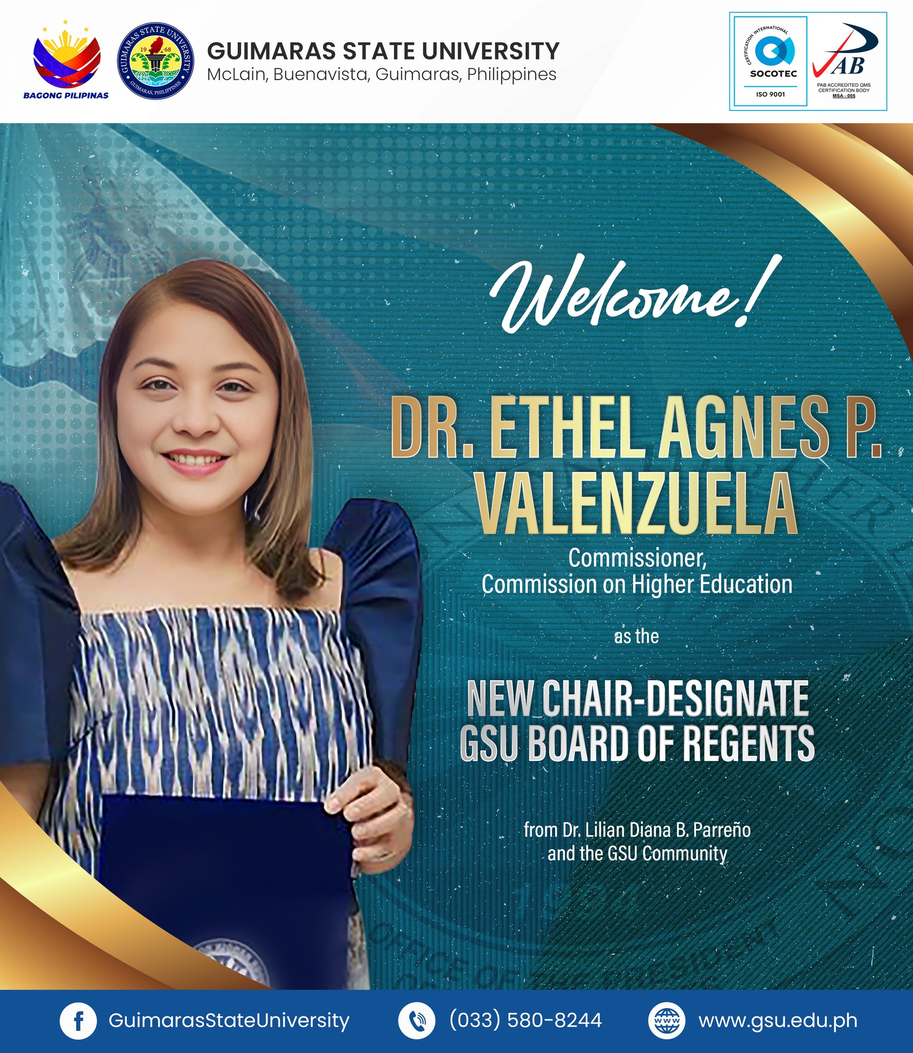CHED Commissioner Dr. Ethel Agnes P. Valenzuela