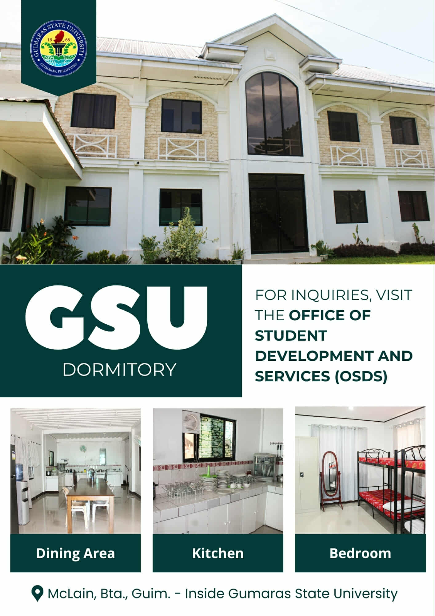 GSU Salvador Campus Dormitory - Official Photo