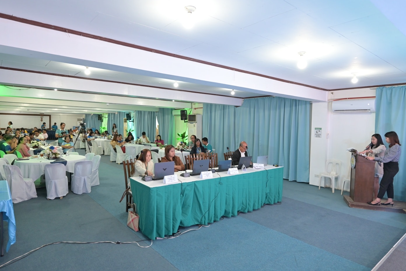 Delegates attending session