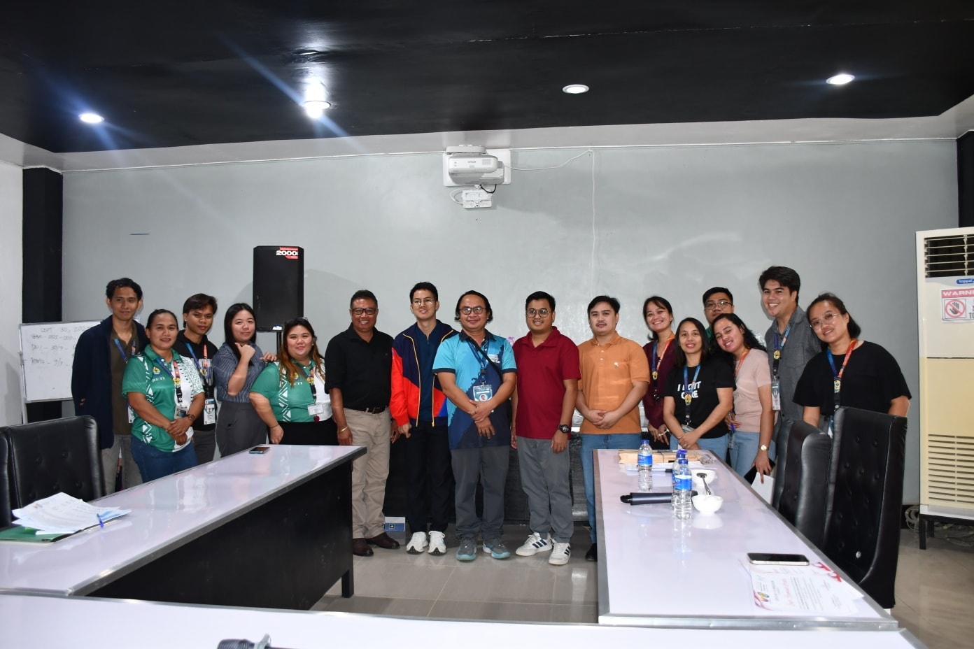 Participants during technical discussion