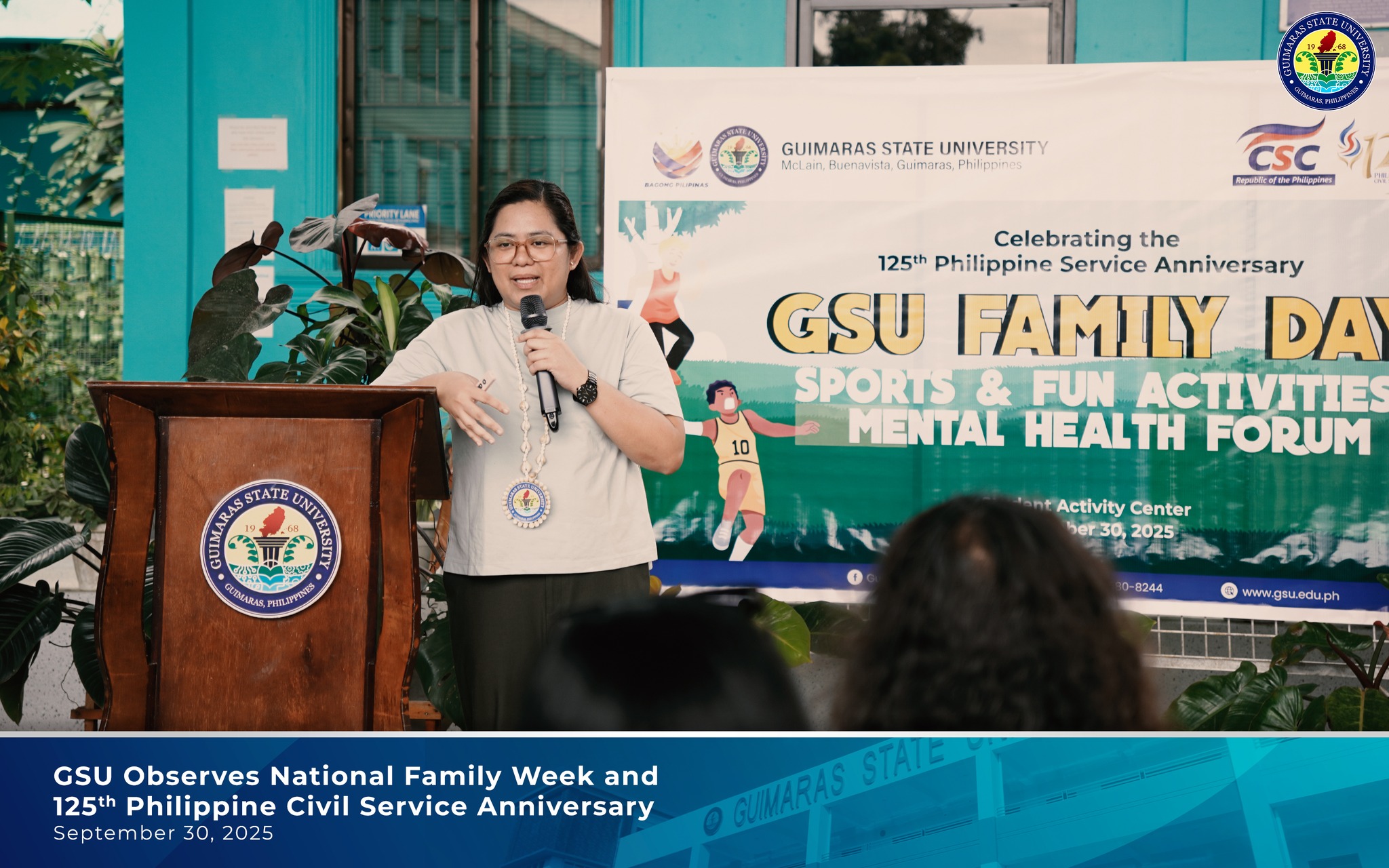 Tree planting activity at Lopez Campus