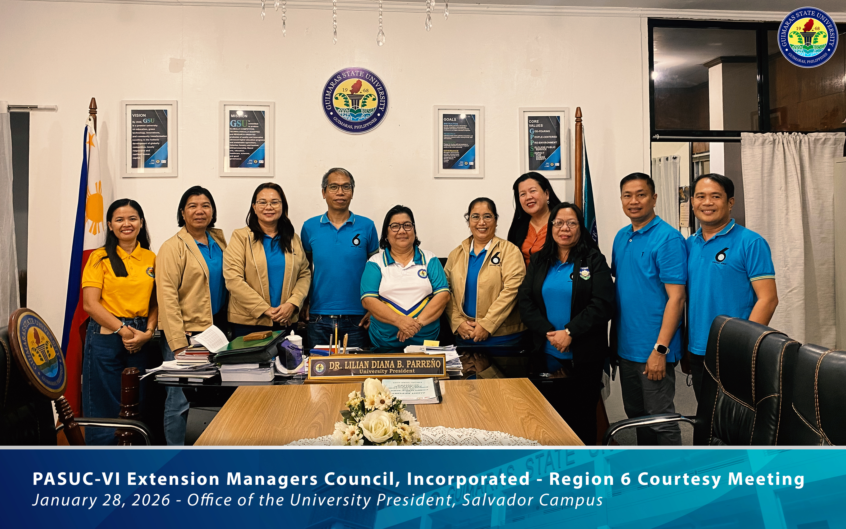 PASUC-VI EMC Courtesy Call at GSU