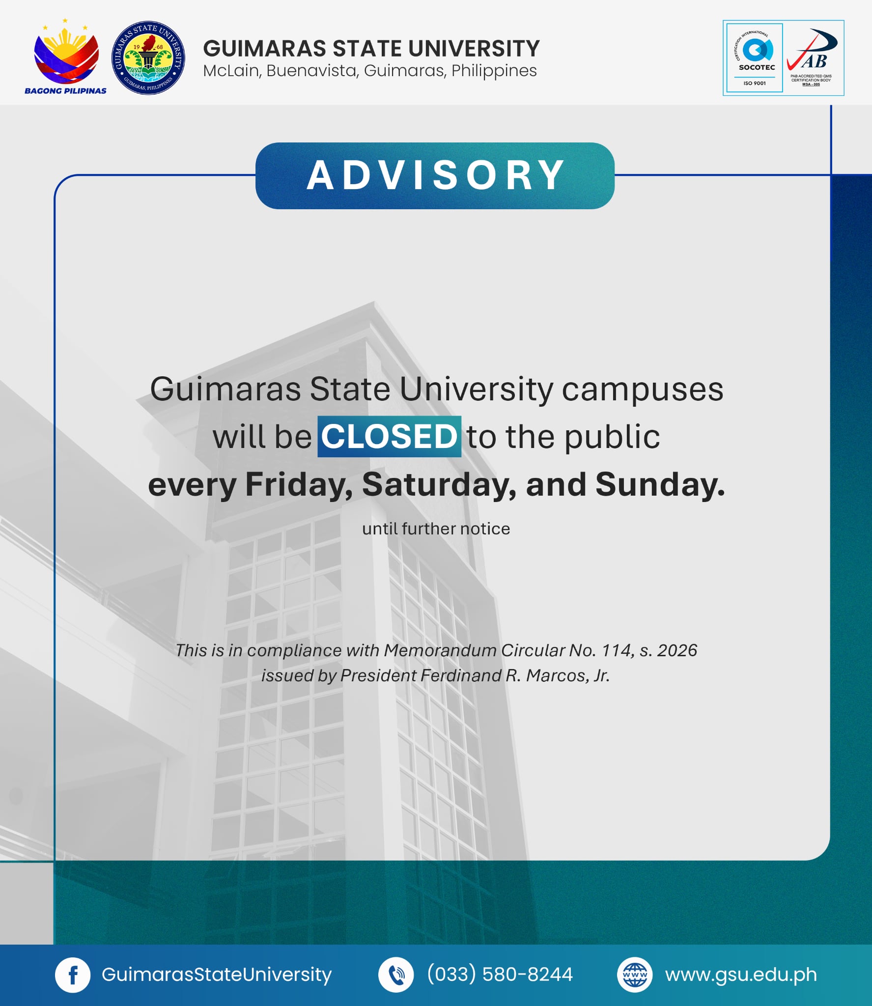 GSU Energy Guidelines Image 4