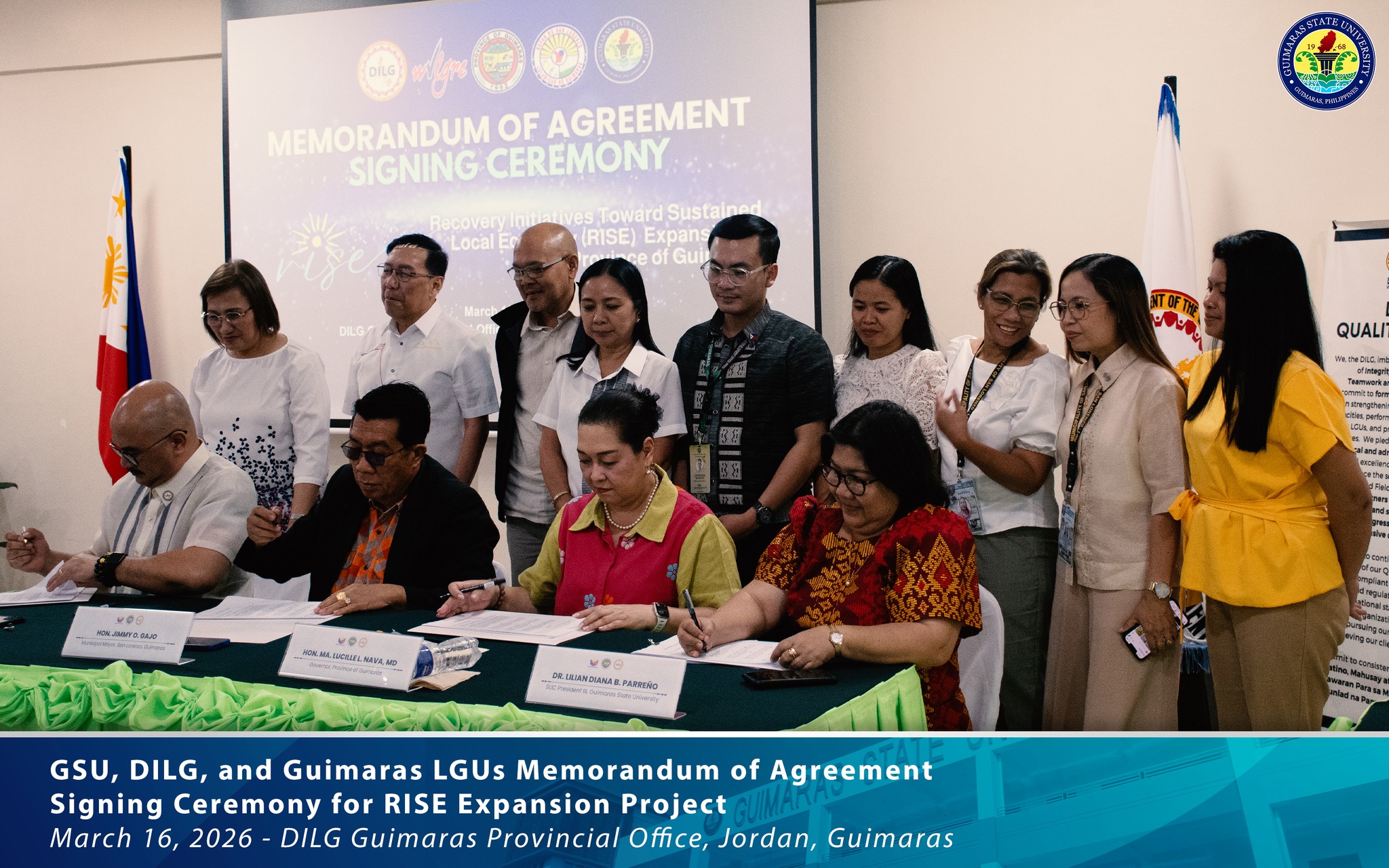 MOA Signing RISE Program
