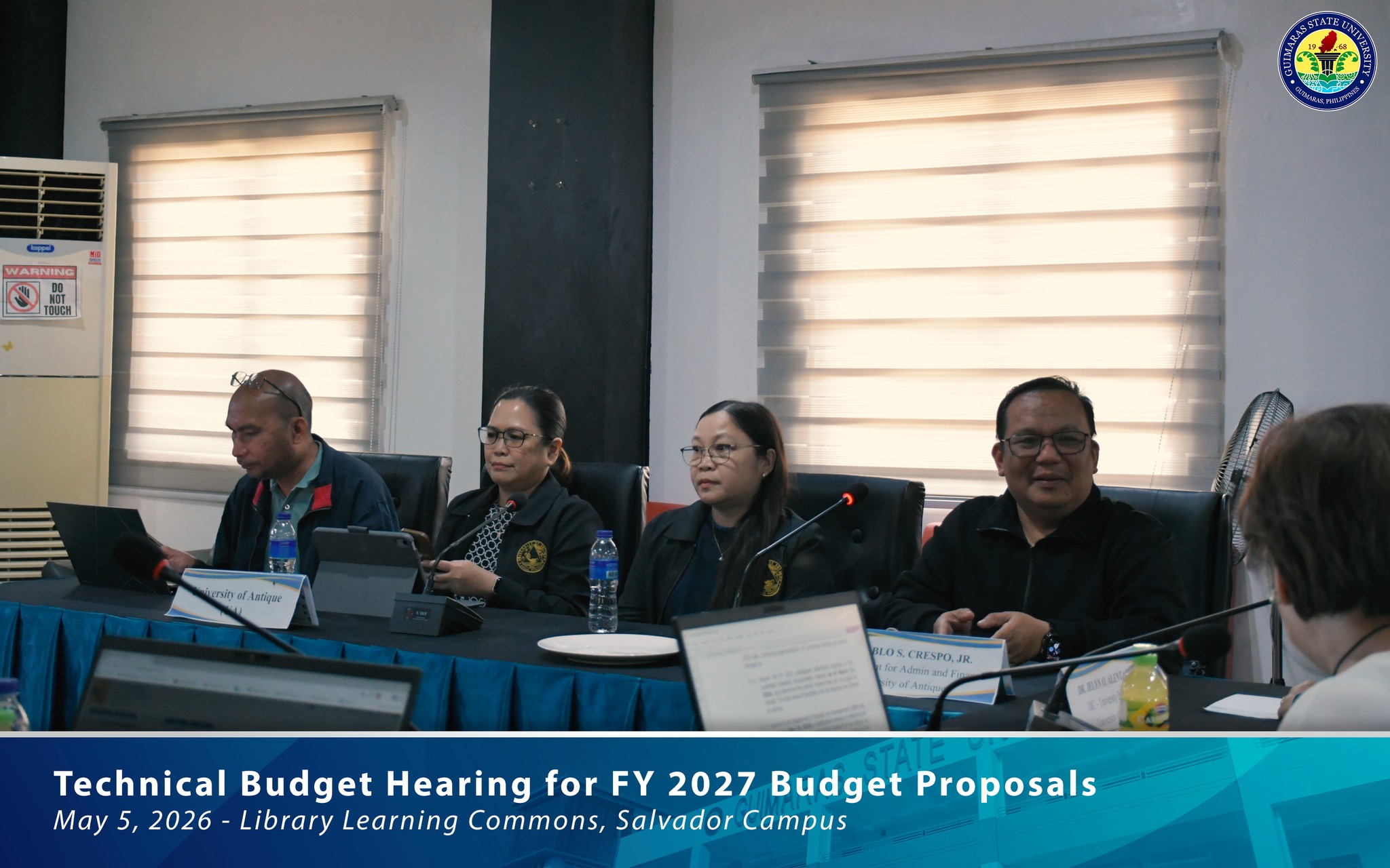 Opening remarks during budget hearing
