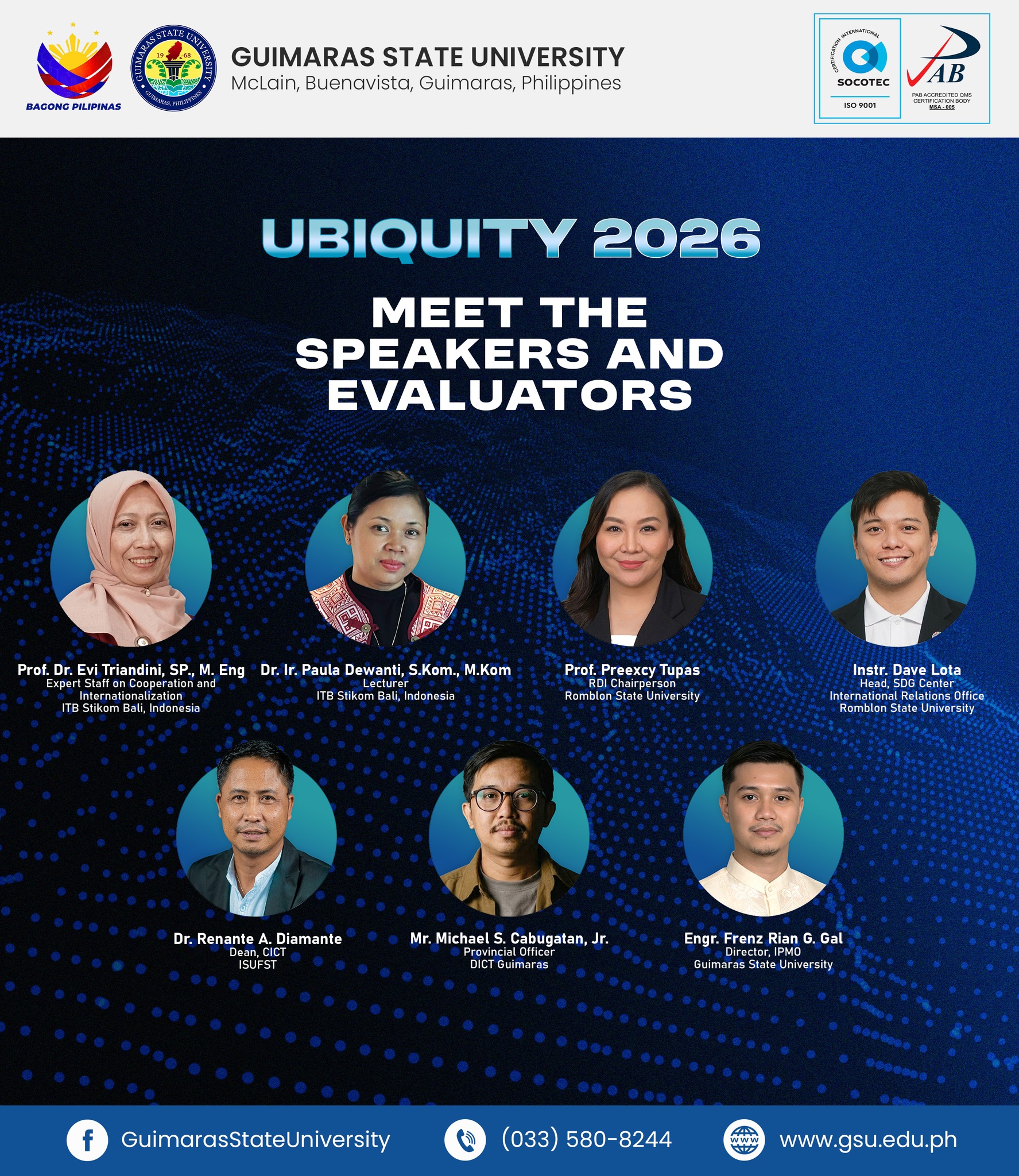 UBIQUITY 2026 Poster