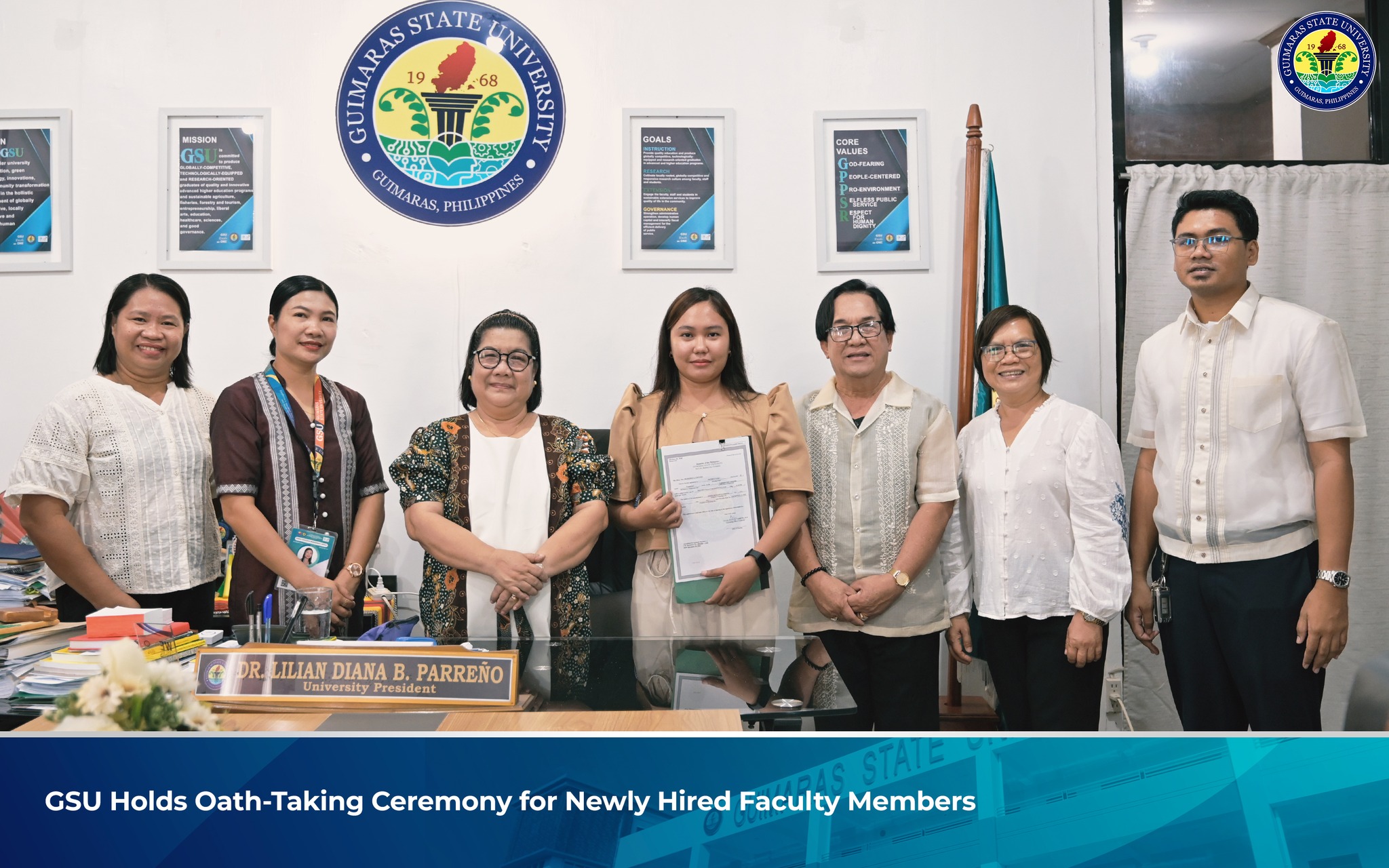 Representatives witnessing oath-taking ceremony