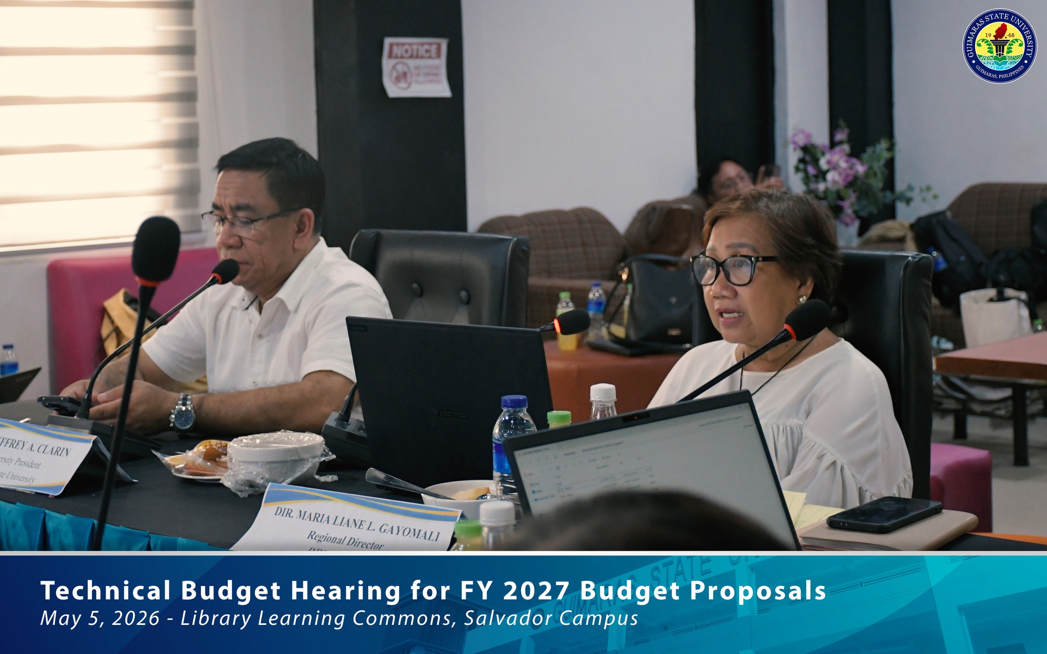 SUC representatives presenting proposals