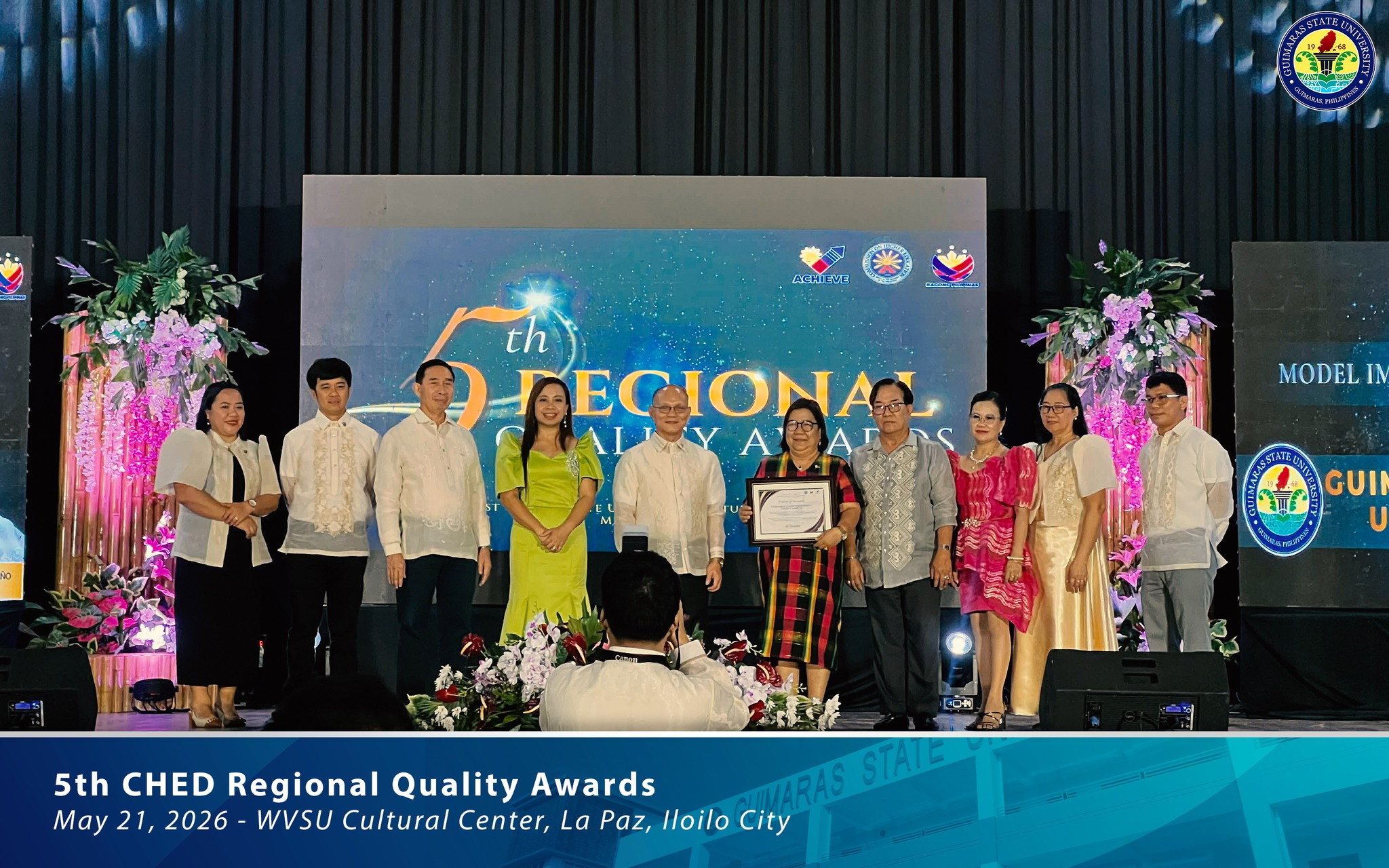 GSU receives awards during the 5th CHED Regional Quality Awards