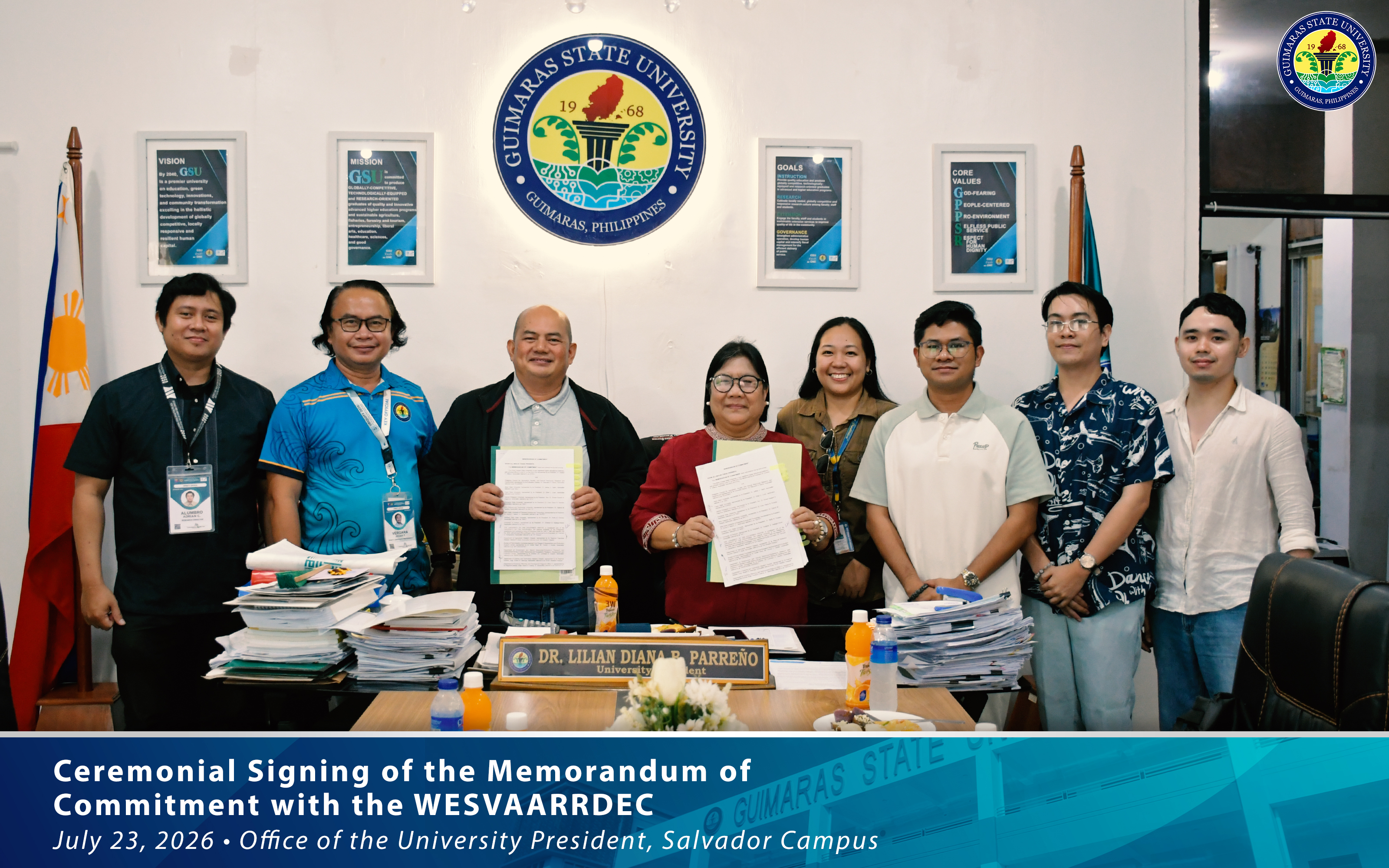 WESVAARRDEC Memorandum of Commitment Signing
