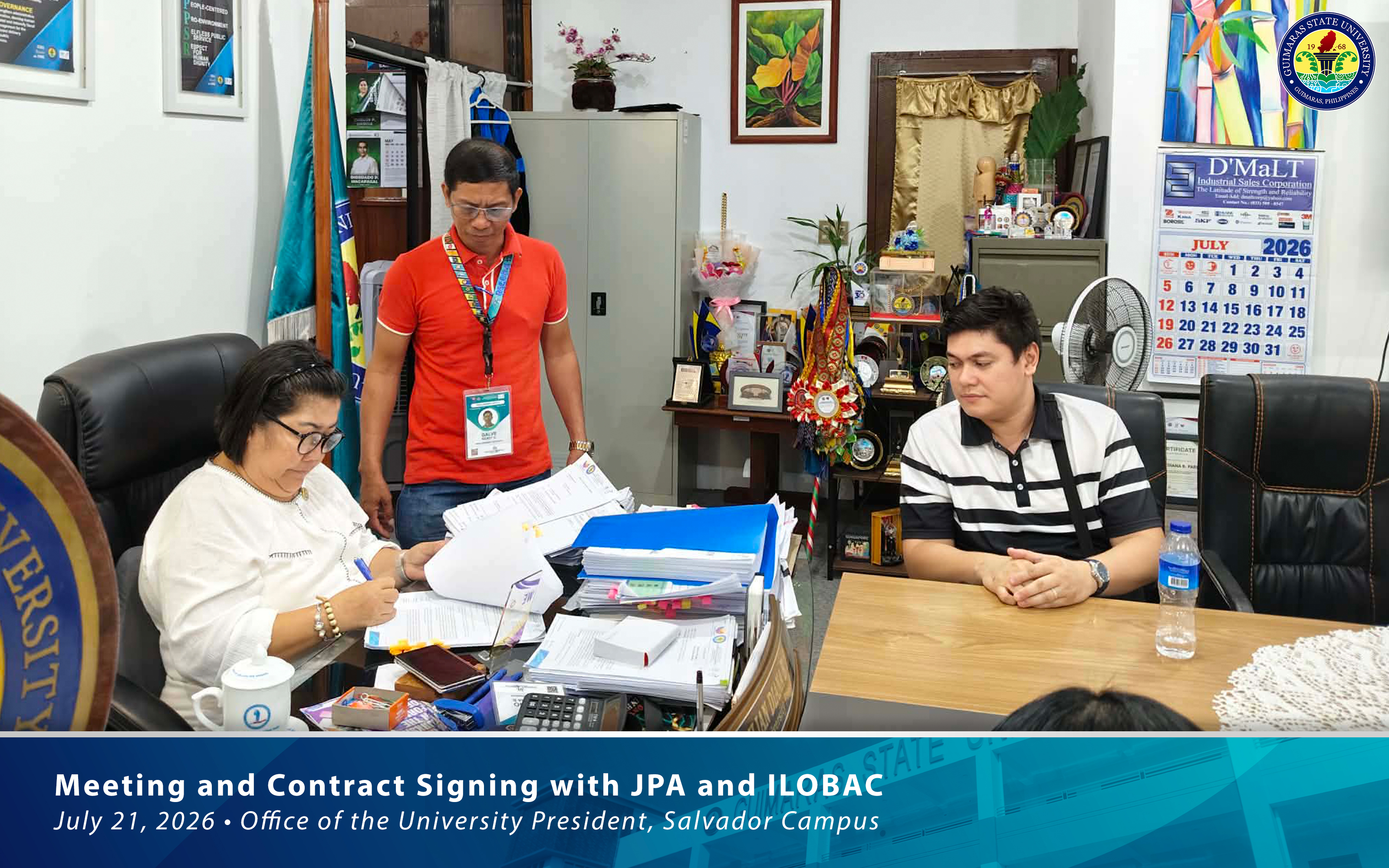 Contract Signing Ceremony