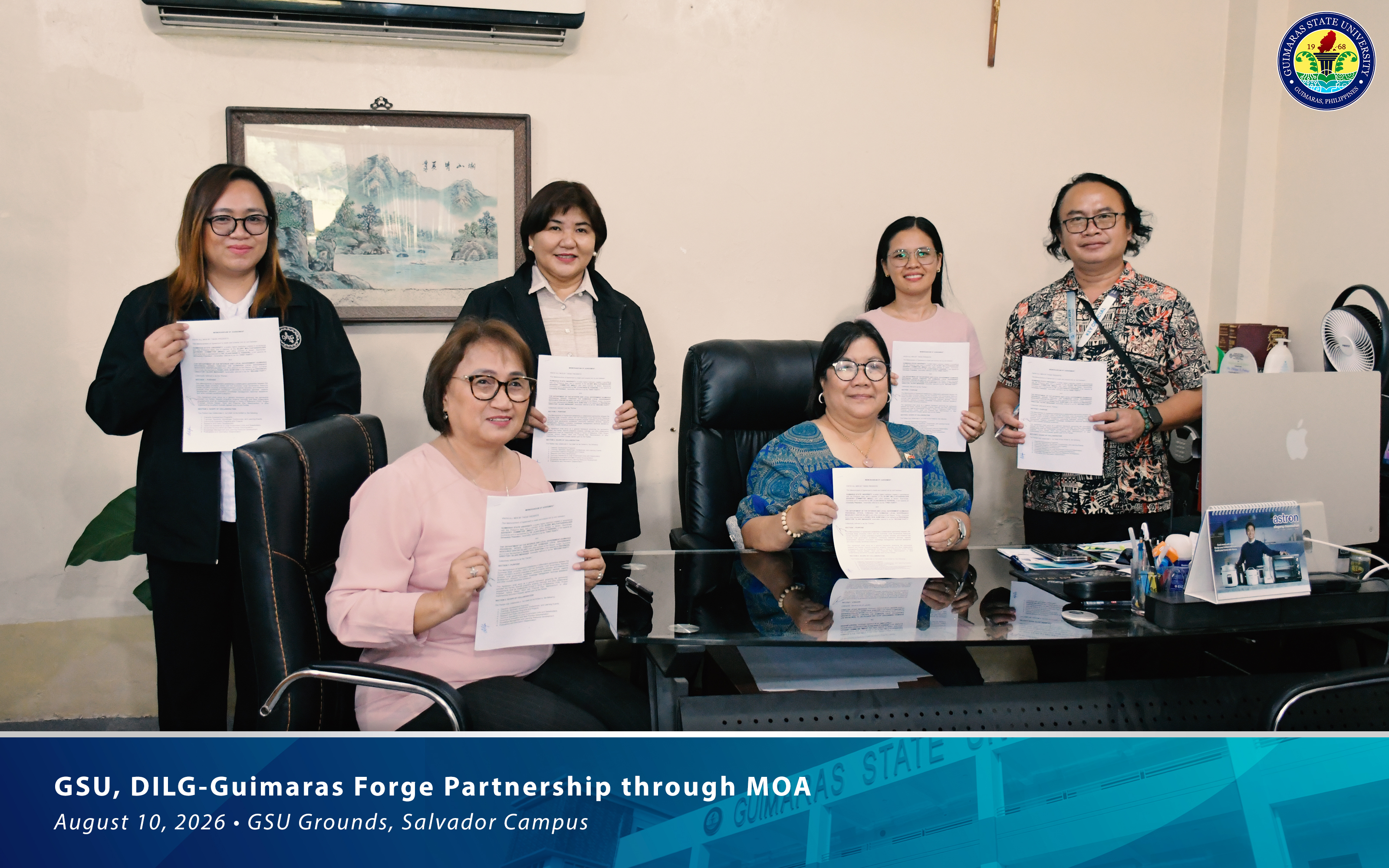 GSU and DILG-Guimaras partnership signing