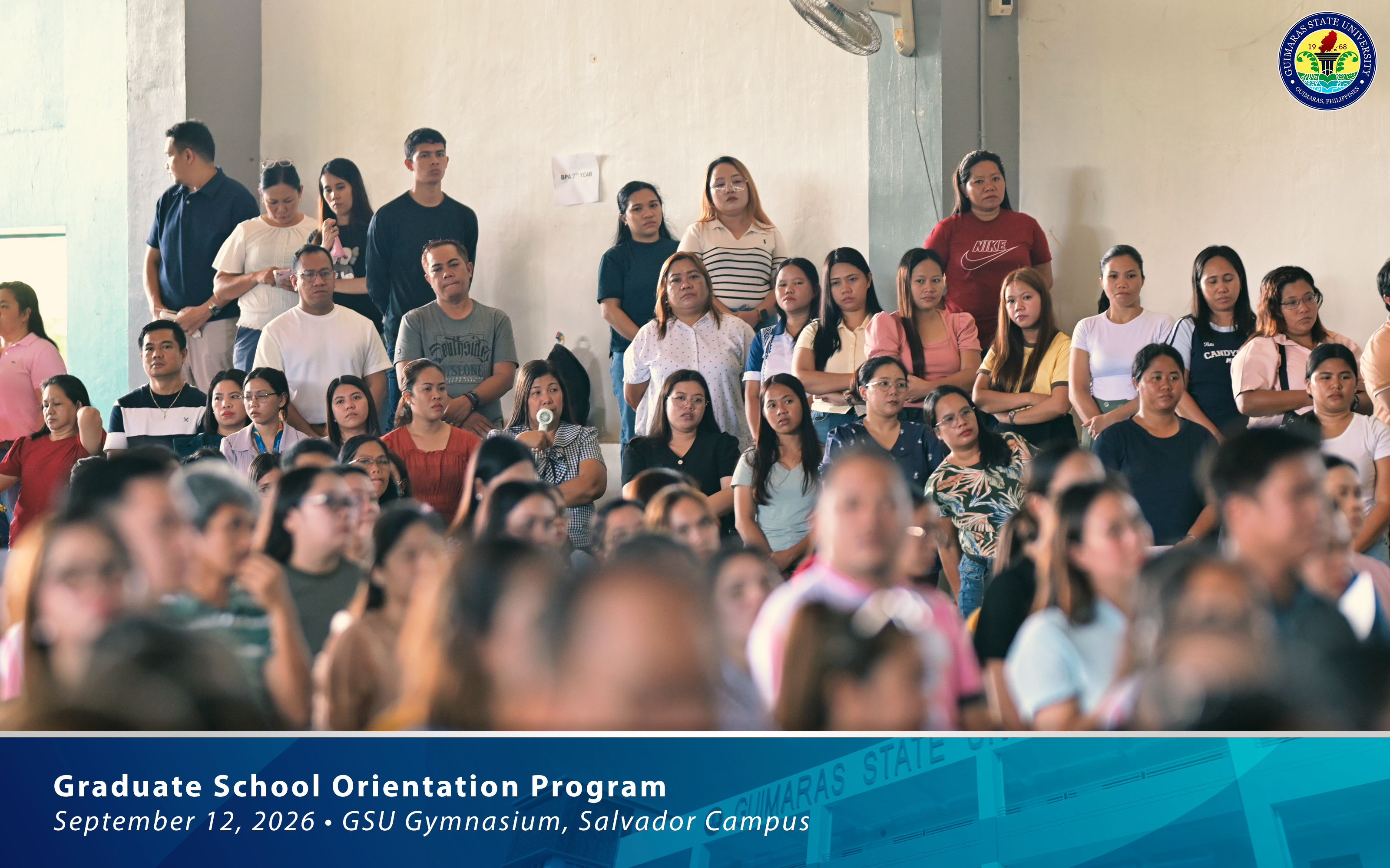 Presentation during the GSU Graduate School Orientation