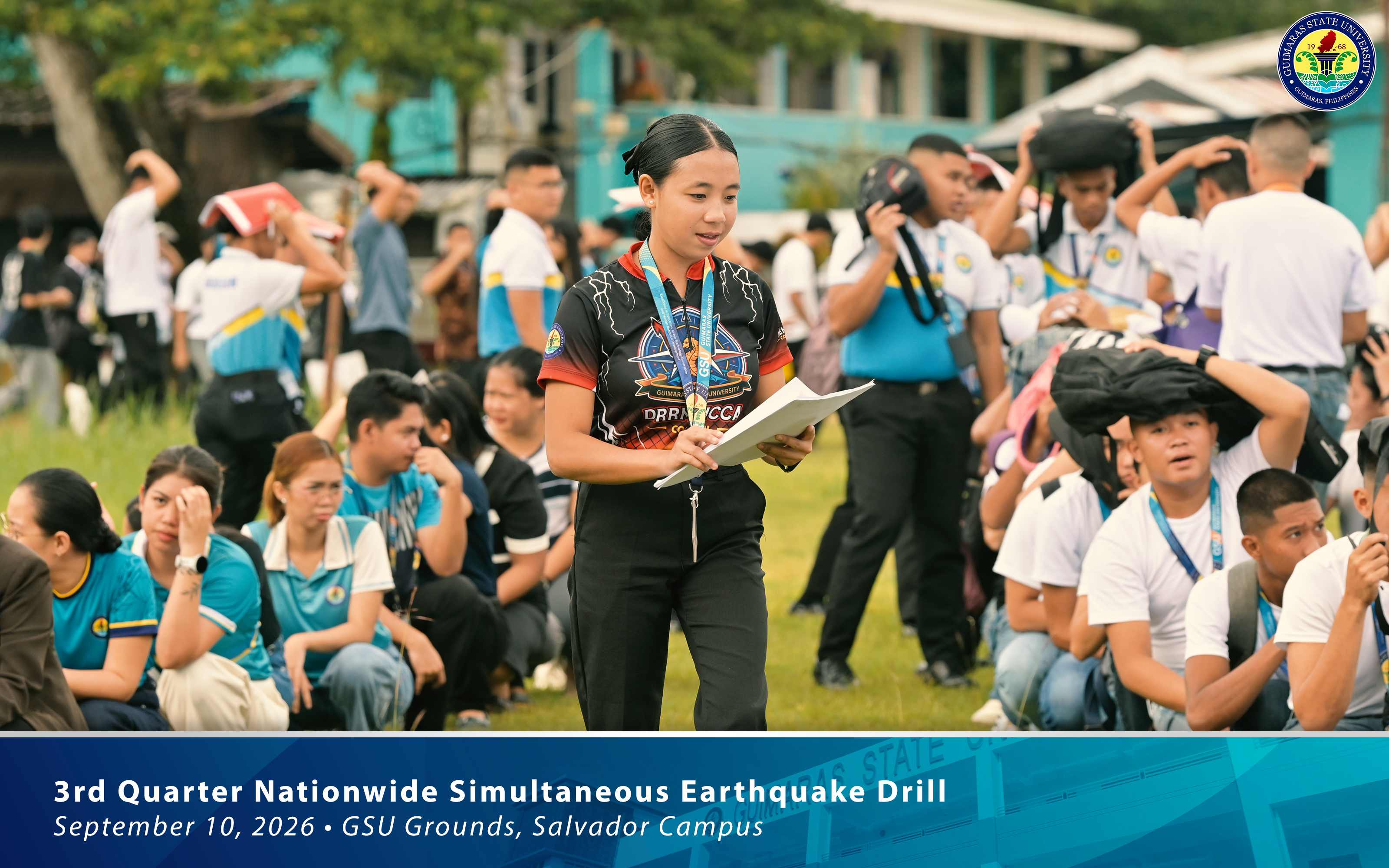 GSU community during the Nationwide Simultaneous Earthquake Drill