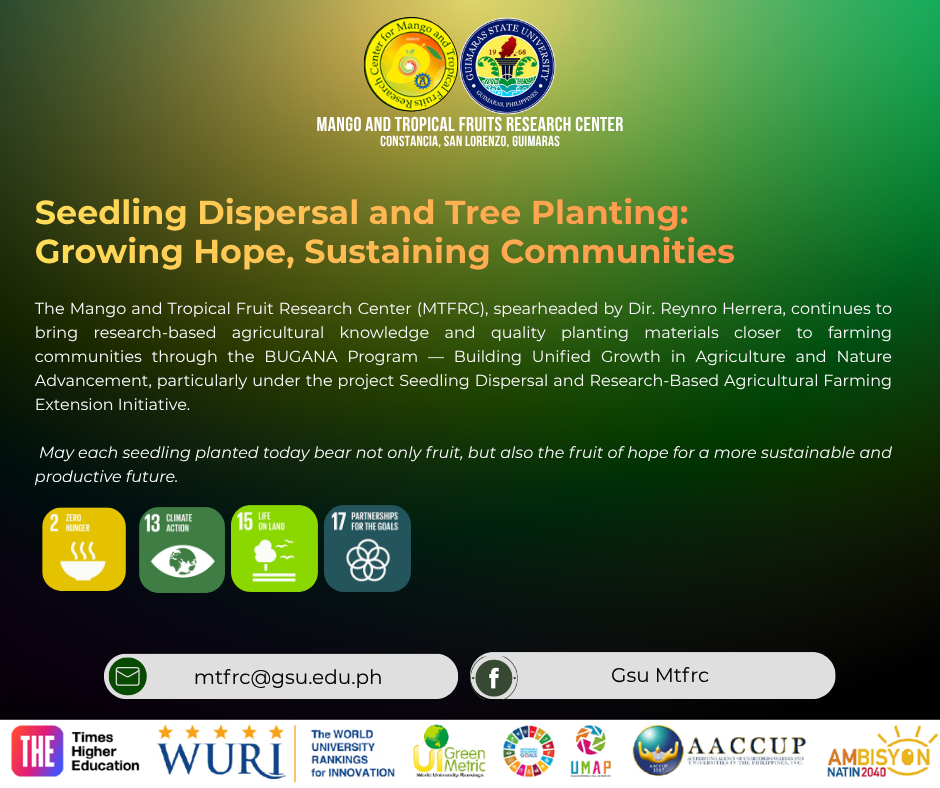 MTFRC seedling dispersal and tree planting activity at Pescio Farm