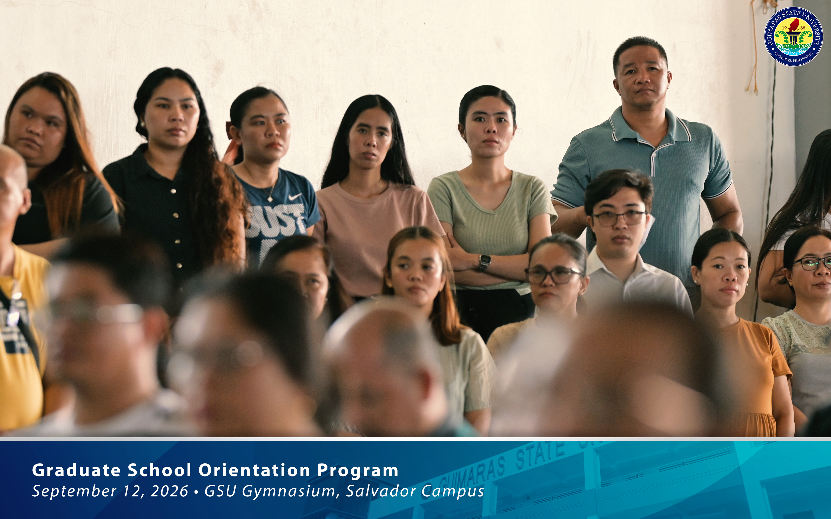 Student services presentation during the Graduate School Orientation